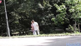 Blondes Get Squeezed - Hot Blonde Babe Teases Her Man With A Sex Toy