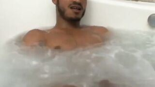 Brazilian Hunk's Shower Masturbation Session - Adult Toys & Dildos Play