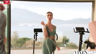 Vixen - Two Hot Babes Battle It Out To Claim The Hottest Man's Hard Dick