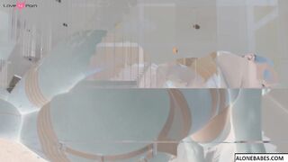 Angelina Airtights Anal DP Threesome - Raw Hardcore Sex with Angela Salvagno & S1m0ne