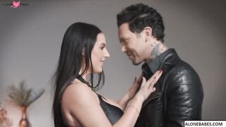 Angelina Sets The Stage For A Wild Sex Party - Group Orgy with Angela Salvagno