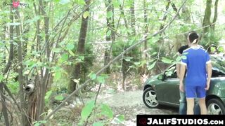 Deep-Throat Forest Fucks with Pounding Action by Emily Reid & James Deen