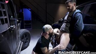 Hot & Raw - Bare Ass Fucking Outdoors with Hot Studs Vader Pulski And Jake Nicolas