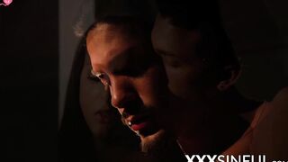 Big Dick Gloryholes - Petite Babe Satisfies Her Lust For Huge Penis