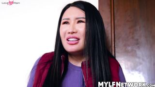 Asian Hottie Suki Sin Gets Drilled Hard By Big Dick Stud - POV Creampie