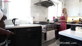 Big Boob Blondie MILF Next Door Craves Black Bull's BBC