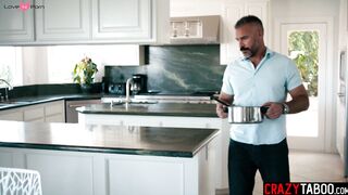 Strict Step-Daddy's Discipline - Teen Babe Gets Spanked And Fucked