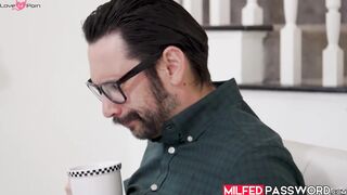 Long Haired HOTTIE - Big Dick Pornstar LUCAS FROST Thrusts Hard Into Wet Twat
