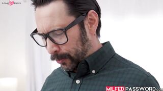 Long Haired HOTTIE - Big Dick Pornstar LUCAS FROST Thrusts Hard Into Wet Twat