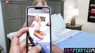 Teen Stepsister's Solo Masturbation Session - Blondie Tease