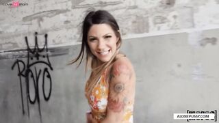 Tattooed Slut's Wild Ride - Hardcore Anal Threesome