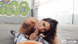 Tattooed Slut's Wild Ride - Hardcore Anal Threesome