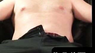 Hair Bear's Solo Masturbating Session