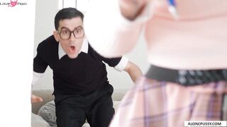 Anal Obsession - Geek Girl Gets Her Ass Fucked By Nerdy Guy