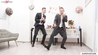 Office Party Gone Wild! Sexually Charged Co-Workers Engage In A Steamy Orgy