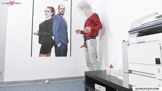 Office Party Gone Wild! Sexually Charged Co-Workers Engage In A Steamy Orgy