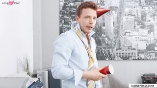 Office Party Gone Wild! Sexually Charged Co-Workers Engage In A Steamy Orgy