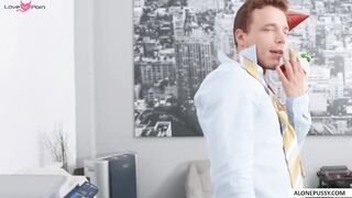 Office Party Gone Wild! Sexually Charged Co-Workers Engage In A Steamy Orgy