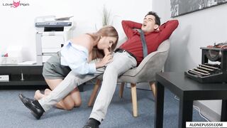 Office Party Gone Wild! Sexually Charged Co-Workers Engage In A Steamy Orgy