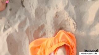 Beach Babe #137 - Hot Blonde Teen Fucked on Public Shore