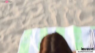 Beach Babe #137 - Hot Blonde Teen Fucked on Public Shore