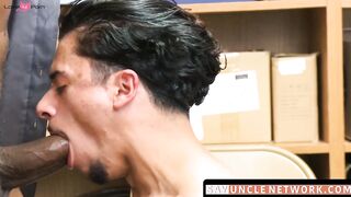 Latino HUNK Thieves Raw Anal Sex with Officer's Big Dick