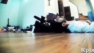 Asian Brunelette Fully Satisfied With Her Lover's Skills