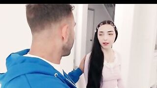 Step-Daughter's Slutty college girl Uniform - Roleplay with Facial