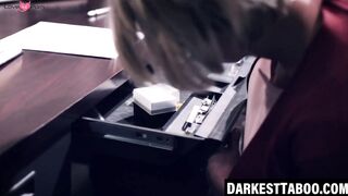 KINKY BONDAGE GANG-BANGER BLONDE FACIALED IN HARDCORE ORGASM