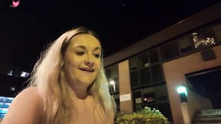 French Maid LouLou Fingers Herself in Public