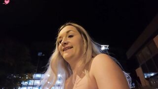 French Maid LouLou Fingers Herself in Public