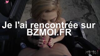 Petite Canadian Blondie Rides A Big Dick In Her Jeep