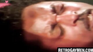 Vintage Threesome - Black Guys Barebacking Hardcore Action