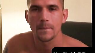 Fitness God's Monster-Sized Dick Masturabtes in Shower