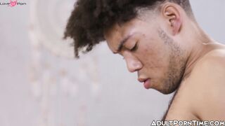 Chubby Step-Mother's Big Booty Bounces On Stepson's Black Dick
