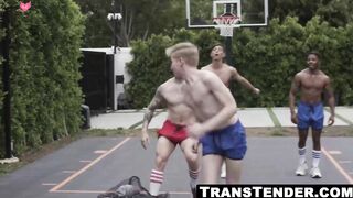 Eva Maxim Faces Two Hunks in Hardcore Spanking Threesome