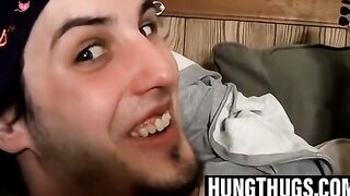 Straight-Guys JerkOffChallenge - Guitar Playing Hunk Jacks Off For You