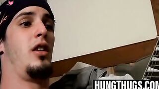 Straight-Guys JerkOffChallenge - Guitar Playing Hunk Jacks Off For You