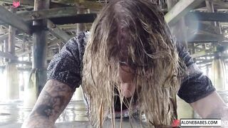 Hot Blonde Babe Gets Fucked Hard in Her Ass by Hunk Stud - PornPros