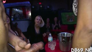 Group Sex Party - Wild Orgy with Patty in Club