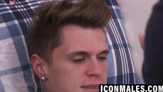 Rough & Raw Bareback Threesome - Hot Guys Fuck Hard Core