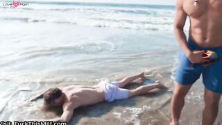 Brazzer's Paradise Island Orgy #2 - Big Boobs Blonde Bombshell Babes Get Fucked Hard