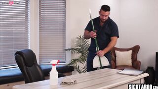 Double Team Cleaning Frenzy - Janitor Porn Parody