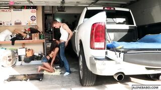 Step-Daughter Fucks Her Hot Dad - Old Man Gets Young Pussy