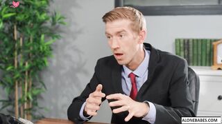 Busty Teacher's Pet Gets Spanked And Fucked By Older Boss