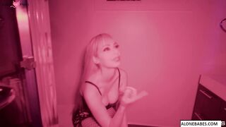 Big Boob Goth Girl Roomie - POV Blowjob & Creampie