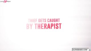 Therapist Catches Thieving Patient in Therapy Session - MILF Style