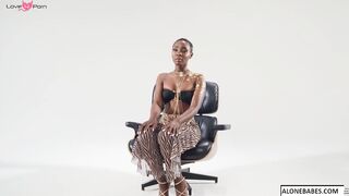 Fashion-Forward Couple Engages in Passionate Lovemaking