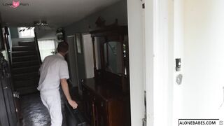 Sensual Massage Therapy Session with Hottie Blonde Babe & Sex God