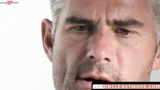 KINKY STEPDAD'S RAW SEDUCTION WITH HOT IN ink TEENAGE BOI